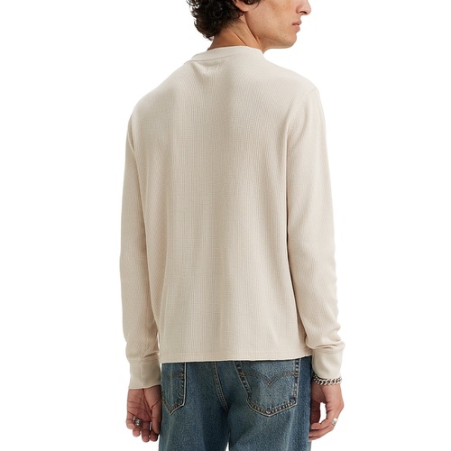 리바이스 Levis Mens Long-Sleeve Thermal Henley Shirt