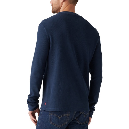 리바이스 Levis Mens Long-Sleeve Thermal Henley Shirt