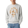 Mens Relaxed Fit Long Sleeve Logo Graphic Sweatshirt