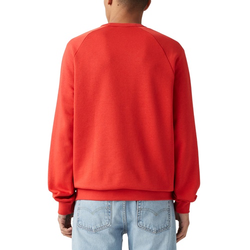 리바이스 Levi Mens Relaxed Fit Crewneck Long Sleeve Red Tab Logo Sweatshirt