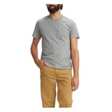 Mens Classic Pocket Short Sleeve Crewneck T-shirt