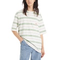 Mens Workwear Relaxed-Fit Stripe Pocket T-Shirt