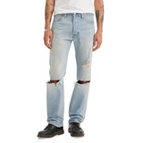 Mens 501 Originals Marching Meadow Distressed Jeans