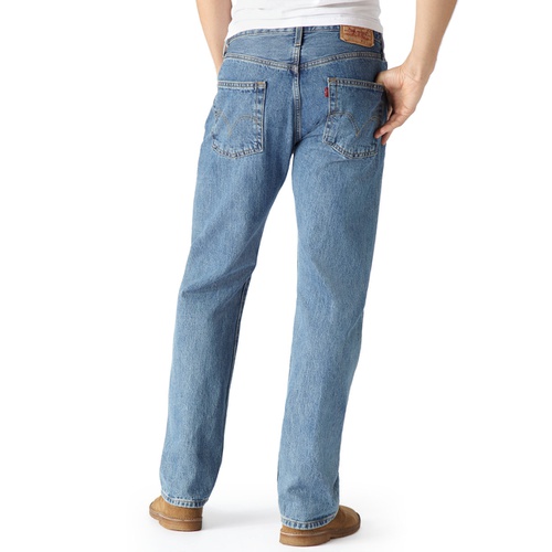 리바이스 Mens 501 Original Fit Button Fly Non-Stretch Jeans