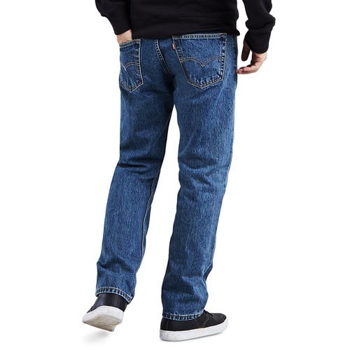 리바이스 Mens 505 Regular Fit Non-Stretch Jeans