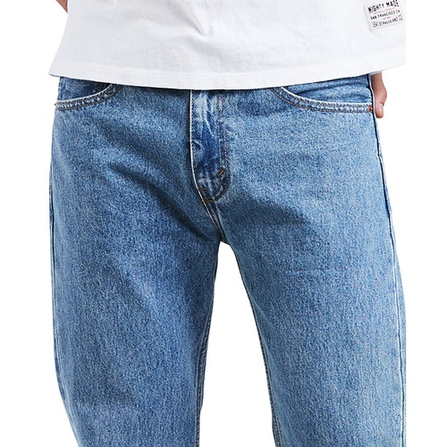 리바이스 Mens 505 Regular Fit Non-Stretch Jeans