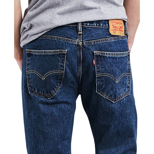 리바이스 Mens 505 Regular Fit Non-Stretch Jeans