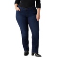 Plus Size Classic Mid-Rise Straight-Leg Jeans