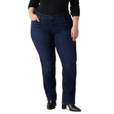 Plus Size Classic Mid-Rise Straight-Leg Jeans