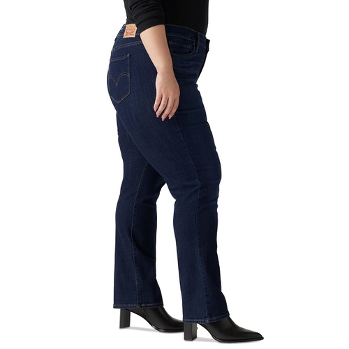 리바이스 Plus Size Classic Mid-Rise Straight-Leg Jeans