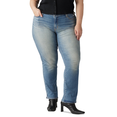 리바이스 Plus Size Classic Mid-Rise Straight-Leg Jeans