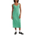 Womens Rena Tie-Strap Sleeveless Midi Dress