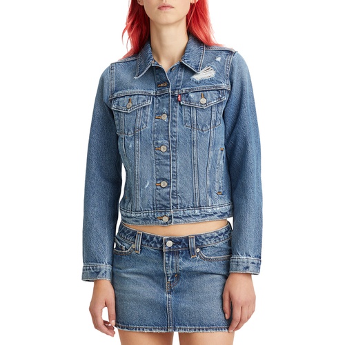 리바이스 Womens Original Cotton Denim Trucker Jacket