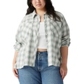 Plus Size Harrison Cotton Long-Sleeve Shirt