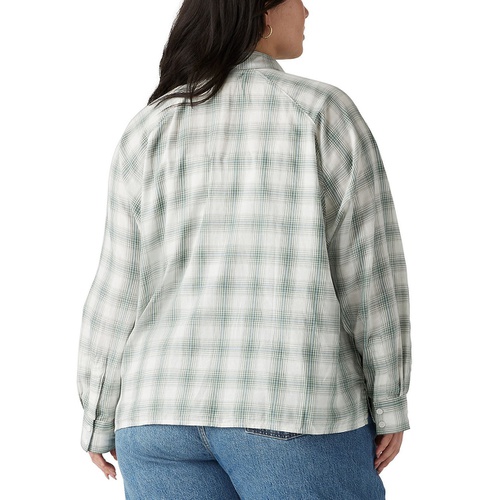 리바이스 Plus Size Harrison Cotton Long-Sleeve Shirt