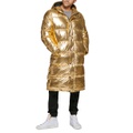 Mens Quilted Extra Long Parka Jacket