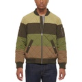 Mens Quilted Fashion Bomber Jacket