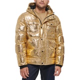 Mens New Fashion Quilted Hooded Puffer Jacket