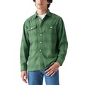 Mens Worker Relaxed-Fit Button-Down Shirt