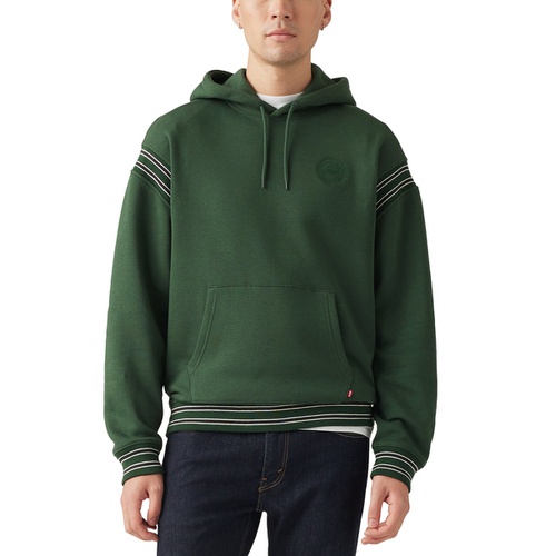 리바이스 Levi Mens Relaxed Fit Long Sleeve Athletic Inset Hoodie