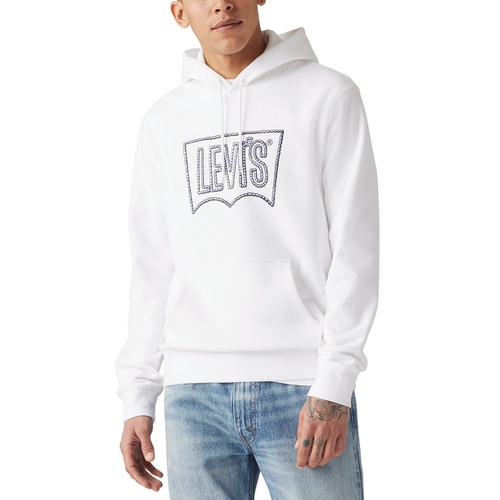 리바이스 Levi Mens Long Sleeve Batwing Logo Hoodie