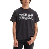 Mens Relaxed Fit Short Sleeve Crewneck Logo Graphic T-Shirt