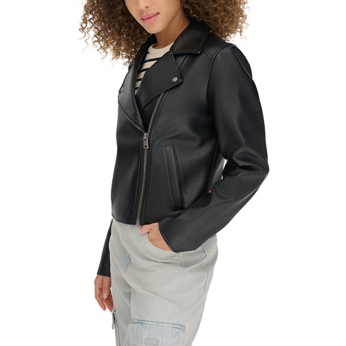 리바이스 Womens Leather Moto Jacket