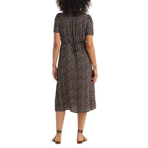 리바이스 Womens Sarina Short-Sleeve Midi Dress