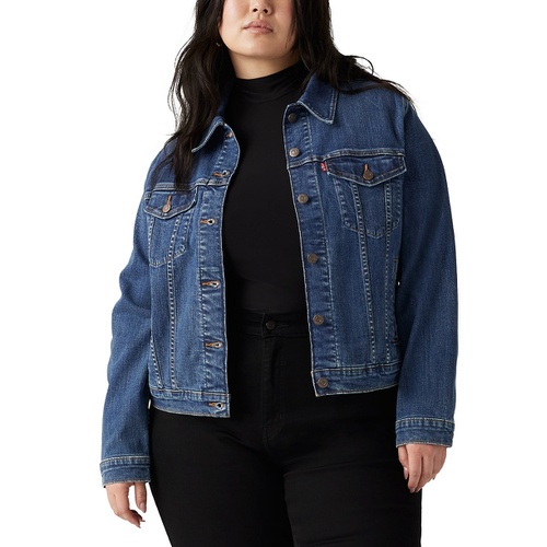 리바이스 Plus Size Original Denim Trucker Jacket