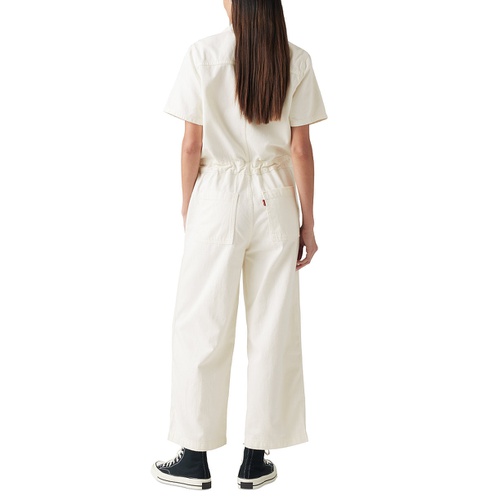 리바이스 Womens Cotton Short-Sleeve Heritage Jumpsuit