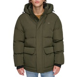 Mens Workwear Hooded Parka Jacket