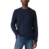 Mens Long Sleeve Crewneck Pocket T-Shirt