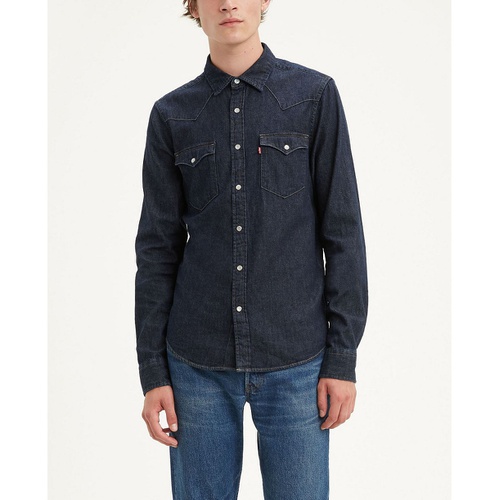 리바이스 Mens Classic Standard Fit Western Shirt