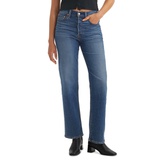 Womens Ribcage High-Rise Straight-Leg Jeans