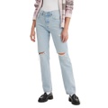 Womens 501 Original-Fit Straight-Leg Jeans