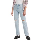 Womens 501 Original-Fit Straight-Leg Jeans