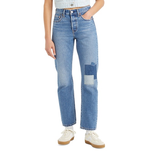 리바이스 Womens 501 Original-Fit Straight-Leg Jeans