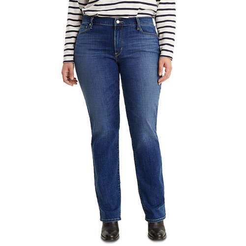 리바이스 Trendy Plus Size Classic Straight Leg Jeans