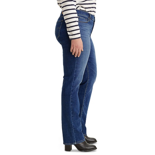 리바이스 Trendy Plus Size Classic Straight Leg Jeans