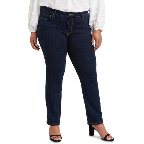 리바이스 Trendy Plus Size Classic Straight Leg Jeans