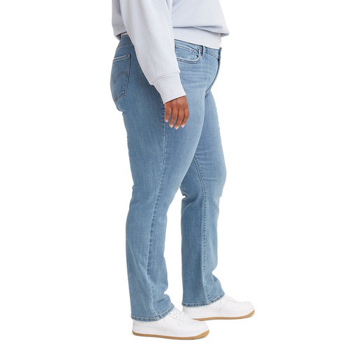 리바이스 Trendy Plus Size Classic Straight Leg Jeans