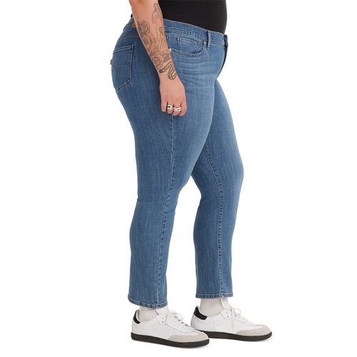 리바이스 Trendy Plus Size Classic Straight Leg Jeans