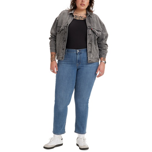 리바이스 Trendy Plus Size Classic Straight Leg Jeans