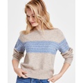 Womens Fair Isle Stripe Sweater Macys Exclusive