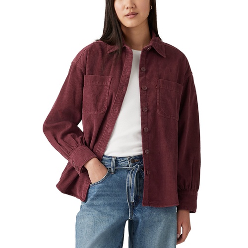 리바이스 Womens Orion Cotton Corduroy Over-Shirt