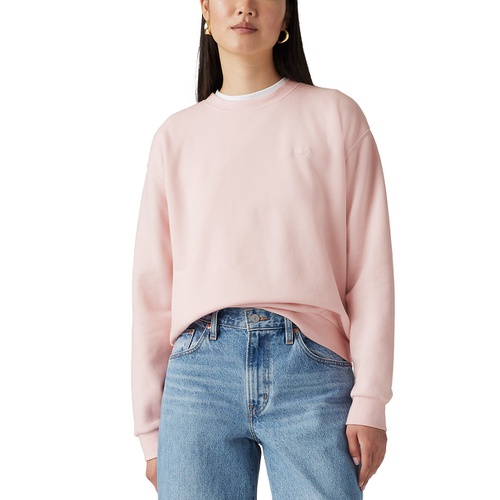 리바이스 Womens Everyday Crewneck Long-Sleeve Sweatshirt