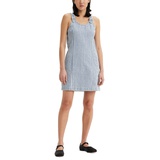 Womens Alyssa Denim Jumper Dress