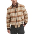 Mens Zip Corduroy-Collar Jacket