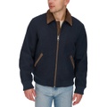 Mens Zip Corduroy-Collar Jacket