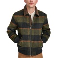 Mens Zip Corduroy-Collar Jacket